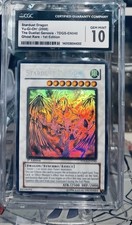 2008 Yu-Gi-Oh STARDUST DRAGON TDGS-EN040 GHOST RARE 1ST EDITION CGC 10 Gem Mint picture