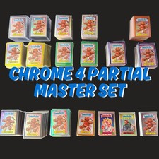 2022 GARBAGE PAIL KIDS CHROME 4 PARTIAL  MASTER SET, GOLD, ATOMIC, PRISM, CS picture
