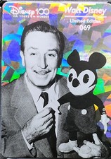 2023 Disney 100 Wonders Collector Card Limited Edition Walt Disney/Mickey (/100) picture
