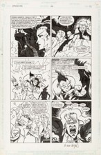 RARE NEIL GAIMAN SANDMAN #66 PAGE 10 ORIGINAL ART BY Marc Hempel Puck, Titania picture