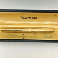 Vintage  WATERMAN 100 Years  Fountain Pen 14K SOLID GOLD As Found Original 5.42