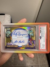 *POP 1* TOPPS SPONGEBOB 25TH ANNIVERSARY DUAL AUTOGRAPHS #DA-TF BUMPASS/BAKER picture