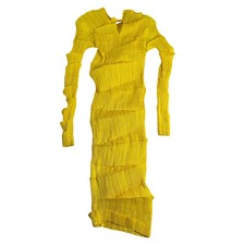 Issey Miyake SS 1994 (Runway) Flying Saucer Pleated Dress (Size M womens) picture