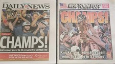 NY Post & NY Daily News - Knicks NBA Champs picture