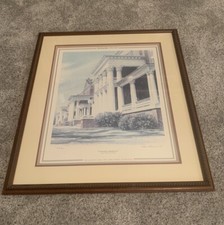 STAN STRICKLAND Art milledgeville georgia College signed painting 24 X 28 Dorms picture