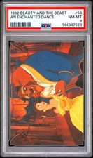 1992 PRO SET BEAUTY & THE BEAST #53 AN ENCHANTED DANCE PSA 8 picture
