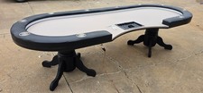 10' Custom Dealer Poker Table w/ Chip Tray, Money Tote & LED Lighting – $4,250 picture