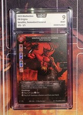 Blood Heroes Origin 1st / Vorathis, Demonlord General 1/1 (One Of A Kind) / AOG 9 picture