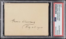 Grover Cleveland Signed Autographed Cut AUTO PSA/DNA AUTH 22nd/24th President picture