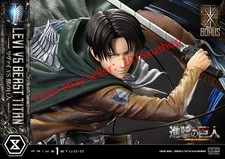 Prime 1 Studio UPMAOT-02S Attack on Titan 1/4 Levi VS Beast Titan Bonus Version picture