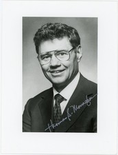 Tom Monaghan - Signed B&W Photograph (Founded Domino's Pizza) picture