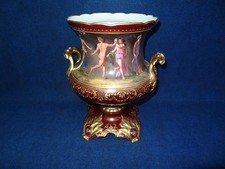 ROYAL VIENNA PORCELAIN CENTER PIECE URN WITH CONTINUOUS MYTHOLOGICAL SCENE picture