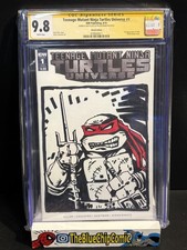 Teenage Mutant Ninja Turtles Universe #1 CGC 9.8 - 1st App Zodi SIGNED & SKETCH picture