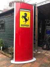 2000's Ferrari official dealer double  side illuminated tower sign picture