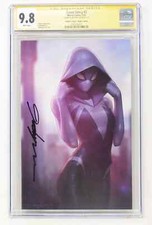 Jeehyung Lee Signed Autographed MASKED Gwen Stacy #2 Virgin Variant CGC 9.8 picture