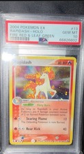 Pokemon Fire Red Leaf Green Rapidash Holo PSA 10 FL 013 Holo picture