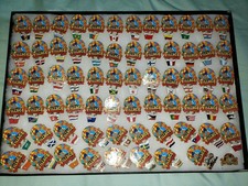 RARE OLD LE25 WDW Cast Member Epcot Millennium Village Complete 67 Country Pins picture