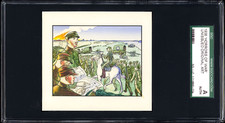 1938 Horrors of War original artwork from high# unissued cards w/Chiang Kai-shek picture