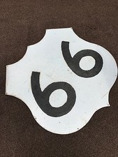 Rare ORIGINAL ROUTE 66 SIGN / 36