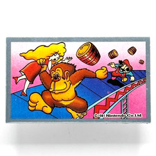 1981 Nintendo Donkey Kong Mario Jumpman Rookie Menko Card High Grade picture