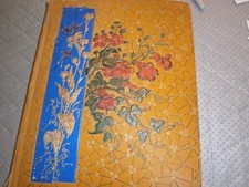 Antique c1890s VICTORIAN SCRAPBOOK Die Cut Cards Illus CC164 picture