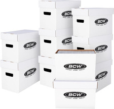 Short Comic Storage Box - 10 Pack | Holds 150-175 Current/Silver Age Comics | St picture