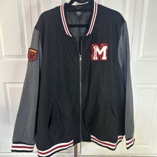 TORRID PLUS SIZE 4XL DISNEY MICKEY MOUSE WOOL BOMBER JACKET picture