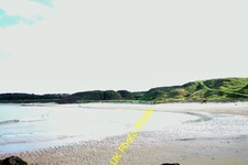 Photo 6x4 Black Foot Portknockie An outcrop on Cullen Sands with the Link c2016 picture