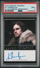 2012 Game Of Thrones Season 1 Kit Harington Jon Snow Rookie Auto - PSA 9 picture