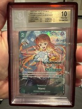 2025 One Piece promos Nami Championship 25-26 Winner Card  picture