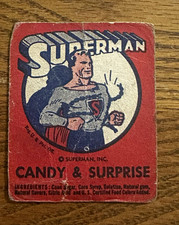 1940 Leader Superman Premium Coupon True Superman Rookie Ungraded picture