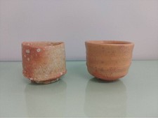 Shiro Tsujimura Kutani & Karatsu Sake Cups Set Ceramic Unused picture