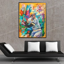 Sale ROBERTO CLEMENTE Hand-Textured painting 24