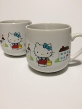 Vintage/Rare Sanrio 1976 HELLO KITTY Tea Cups 420 JCCP 2.80 US Made in Japan picture