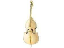Antique French 18k Yellow Gold Double Bass Model Circa 1920 picture