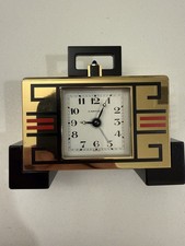 Cartier Chinoise Alarm Clock Art Deco 1990s Paris W 3.9 x D 1.1 x H 3.5 in picture