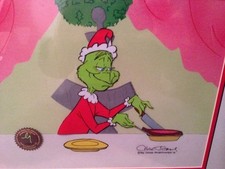 The Grinch with Blue EYES PRODUCTION Art by Chuck Jones picture
