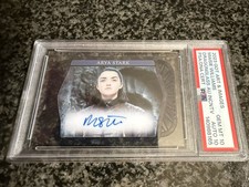 2023 GOT Art & Images Arya Stark Maisie Williams Dragonglass PSA 10 Auto 10 picture