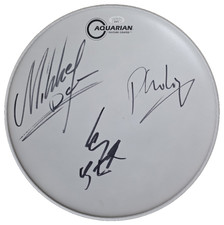 Motorhead Autographed Drumhead Lemmy Kilmister Phil Campbell Mikkey Dee JSA COA picture