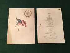 WILLIAM RANDOLPH HEARST - JENNINGS BRYAN Signed Program AUTOGRAPH 1900 DEMOCRATS picture