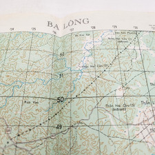 Vietnam War US Army Map of Ba Long Sheet 6442 III 1968 Dated picture