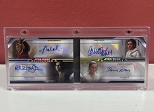 Hot 2021 Star Wars Masterwork  2 of 2 QUAD AUTO BOOK  Amidala,  Rey, Leia & Jyn picture