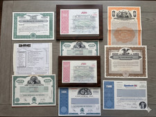 Coca Converse Dali DeLorean Nvidia Yankees Reebok Pixar Cubs Stock Certificate picture