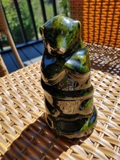 BILLY POSSUM  1912 BRUSH MCCOY POTTERY  MONEY BANK  ANTIQUE OPOSSUM VINTAGE RARE picture