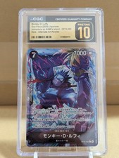 One Piece Trading Card Monkey D Luffy OP15 092 PSA 10 BGS 10 CGC Ultra Rare picture