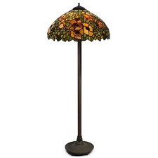 POPPY by Unique Art & Glass Metal Co. Floor Lamp, Early 20th Century picture