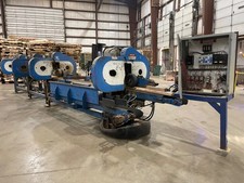 Brewco E-Z CUT Resaw Machine Four Heads With Return Conveyer  picture
