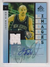 NBA JASON KIDD STEVE NASH DUAL AUTO 2006 07 UPPER DECK REFLECTIONS MIRROR IMAGES picture