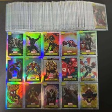 2023-24 Topps Chrome Marvel Refractor Full Set 1-150 Spider-Man Wolverine #1 -NH picture