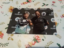 Original Hand Signed Picture Football By Maradona And Peeled picture